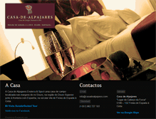 Tablet Screenshot of casadealpajares.com